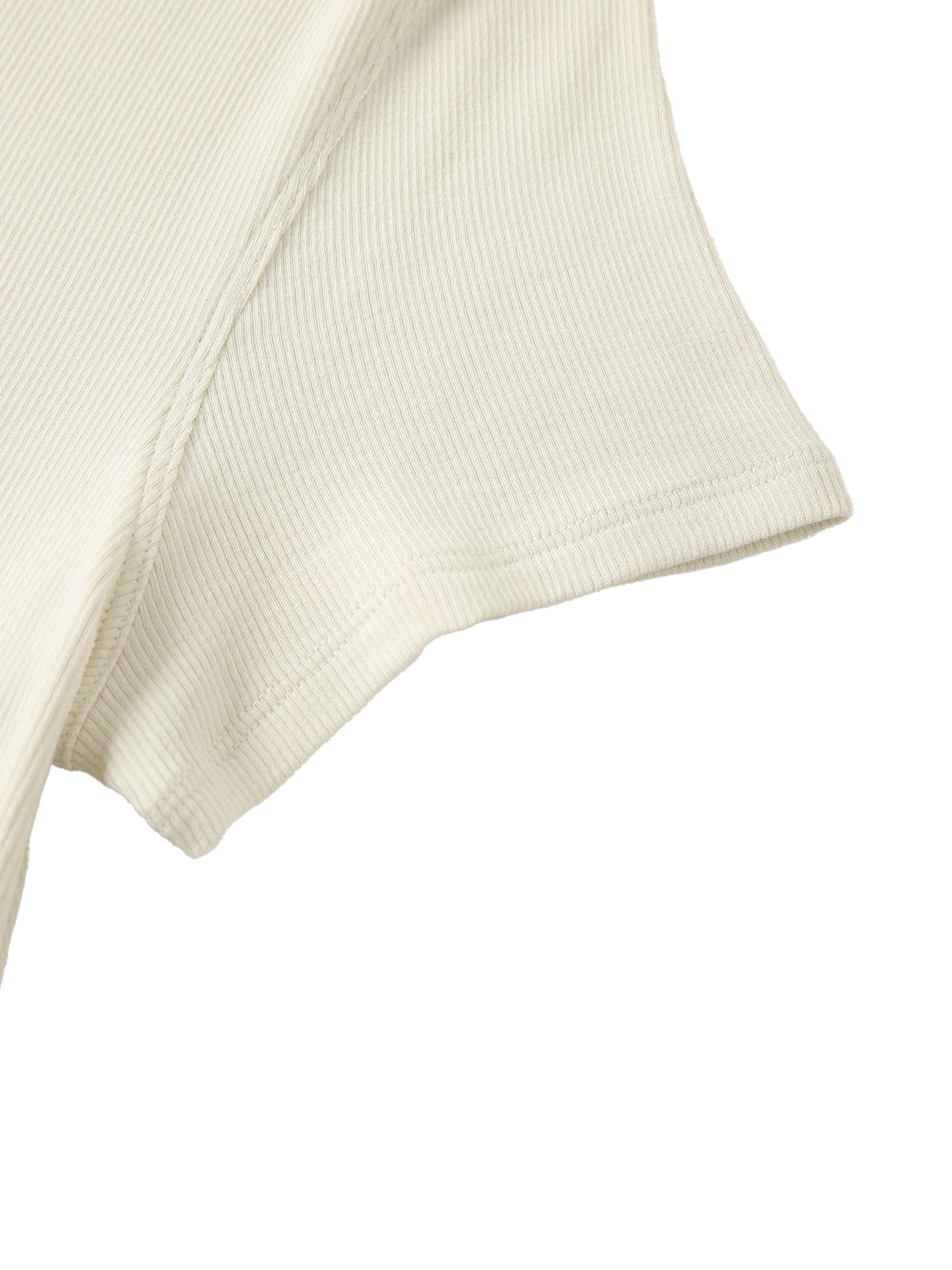 Stiff Barbiee × Divine Order™ Modal Bodycon Henley Shirt