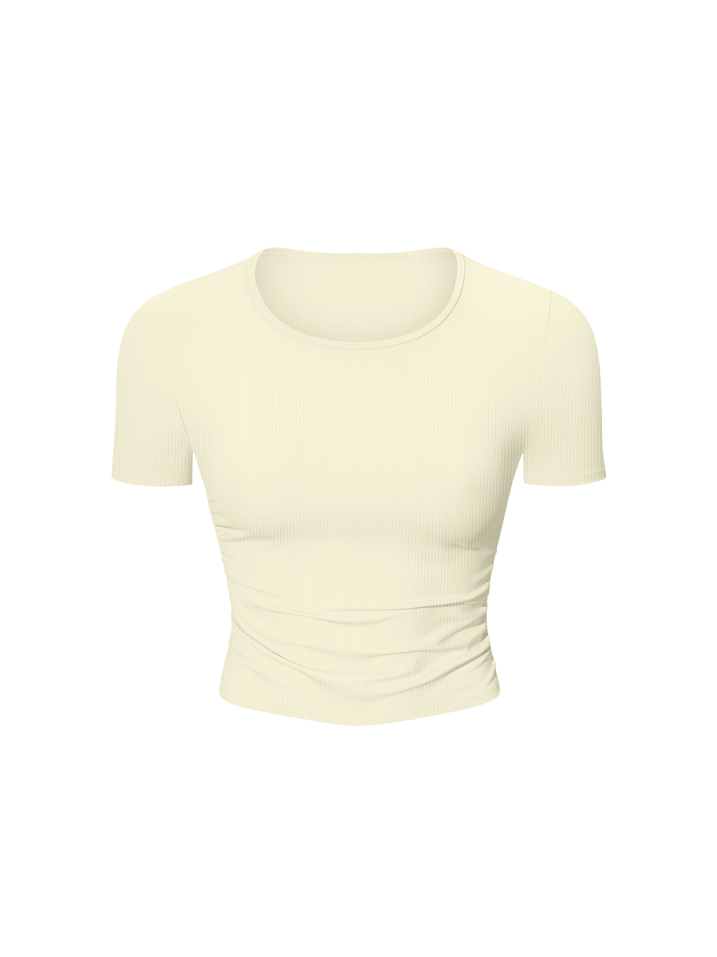 Divine Order™ Women’s Ruched Bodycon Crop Top