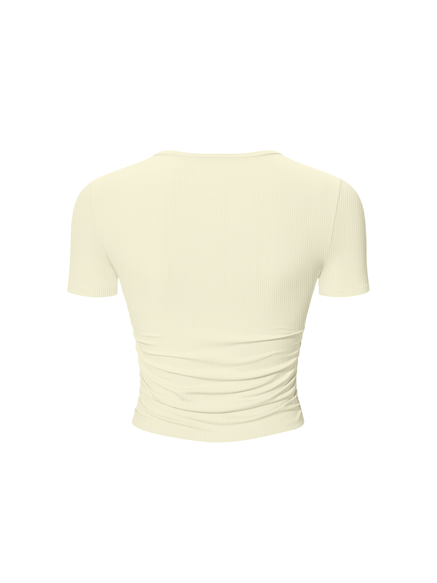 Divine Order™ Women’s Ruched Bodycon Crop Top