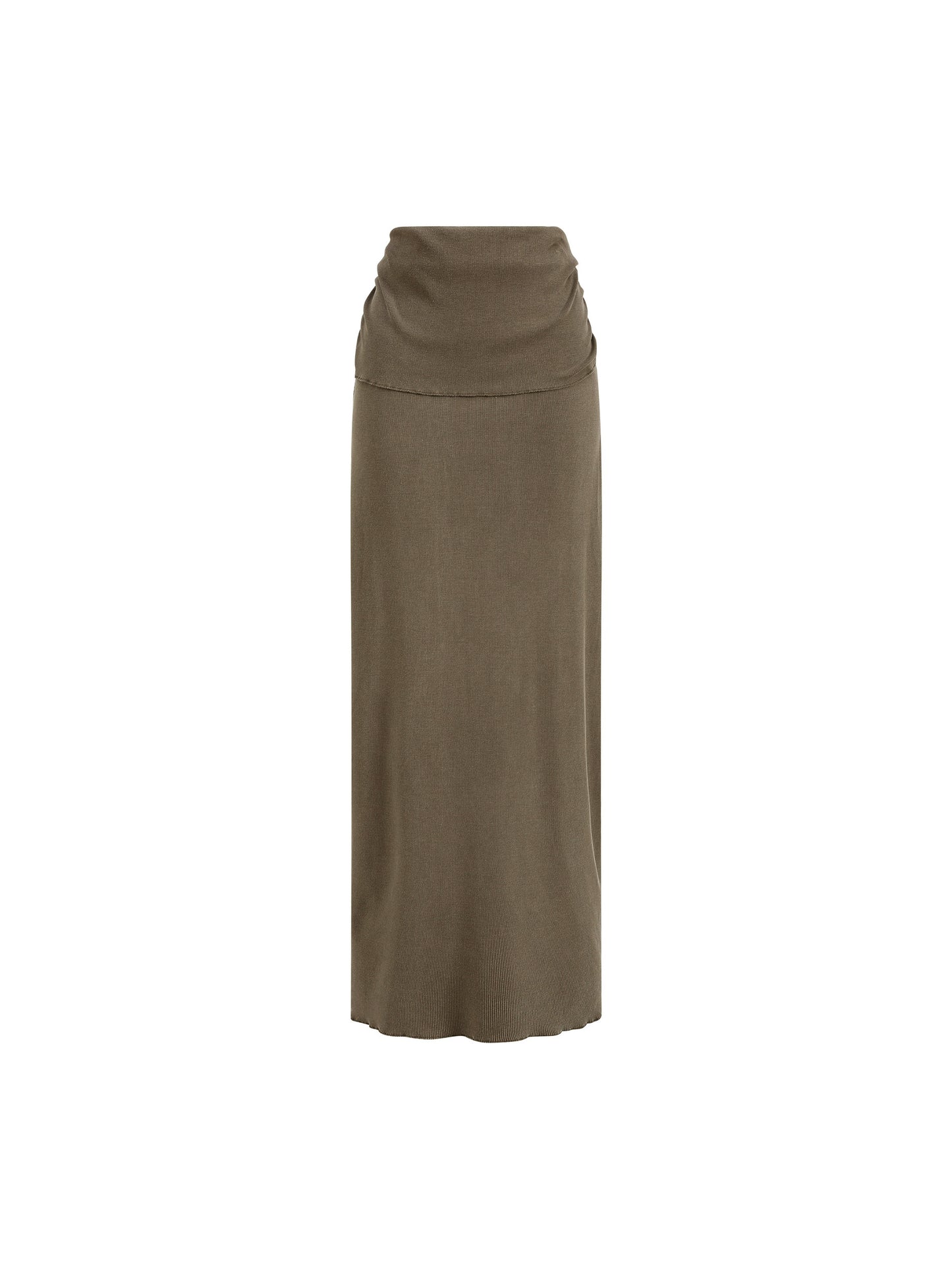 Divine Order™ Women’s Dyed Washed Straight Slim Maxi Skirt